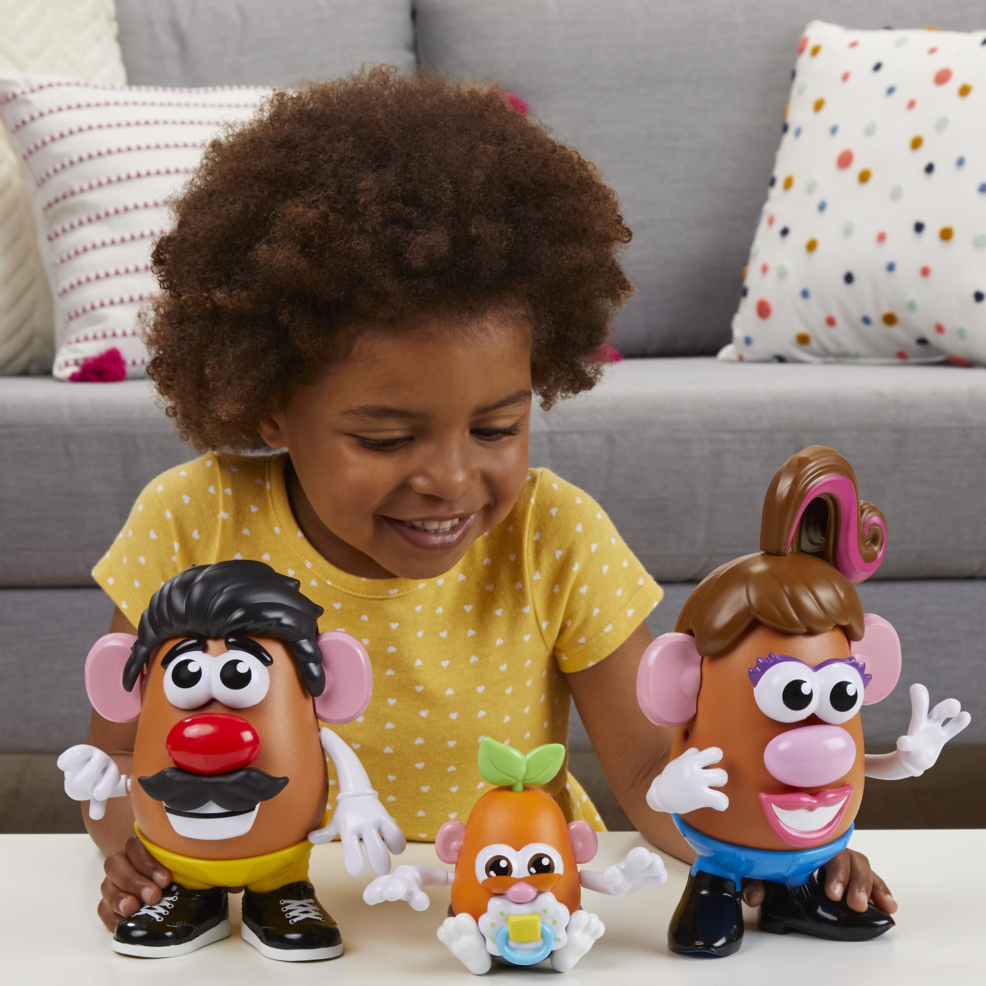 Potato Head Create Your Potato Head Family Toy For Kids Ages 2 and Up, Includes 45 Pieces to Create and Customize Potato Families