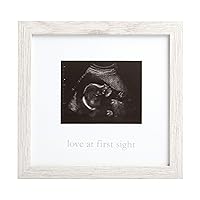 Kate & Milo Rustic Sonogram Picture Frame, Love at First Sight Gender-Neutral Baby Keepsake, Ultrasound Picture Frame, Modern Nursery Décor