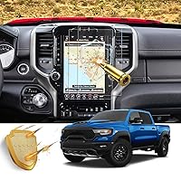 R RUIYA (2PCS) 2023 Dodge Ram 1500 Screen Protector for 2019-2024 Dodge Ram 12 Inches 1500 2500 3500 Uconnect Touchscreen Ram Truck Accessories for 2023 Ram Rebel Accessories