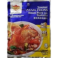TEAN'S GOURMET - MALAYSIAN TRADITIONAL - ASAM FISH PASTE / TUMISAN - ASAM IKAN / NO MSG ADDED - Serve 4-6 persons / 7 OZ - 200 G /Product of Malaysia