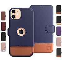 LUPA Legacy iPhone 11 Wallet Case for Women and Men - Case with Card Holder - [Slim + Durable] - Faux Leather -Flip Cell Phone case- i Phone 11 Purse Cases - Folio Cover - Desert Sky