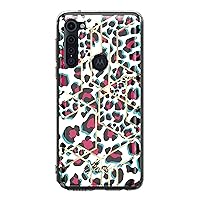 Scarlet Pink Leopard Moto G Stylus Case with Slim Sleek Stylish Protective Design and Shiny Gold Accents Durable Phone Cover Designed for 2020 Moto G Stylus (6.4 Inch) (Pink Leopard)