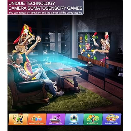 HAPHOM Dance Mat for Adult Kids, Electronic Dance Mat for TV, Portable HDMI Wireless Musical Double Game Dance Floor Electronic Dance Mats with Multi-Modes for Exercise (Gray)