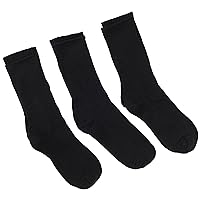Jefferies Socks Boys 8-20 3 Pair Pack Seamless Casual Crew Socks