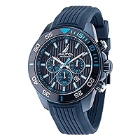 Nautica Men's NAPNOS303 One Blue Silicone Strap Watch