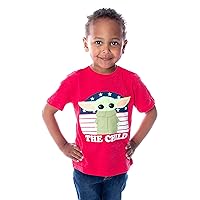 Star Wars Little Boys Yoda Character The Child Stars and Stripes T-Shirt