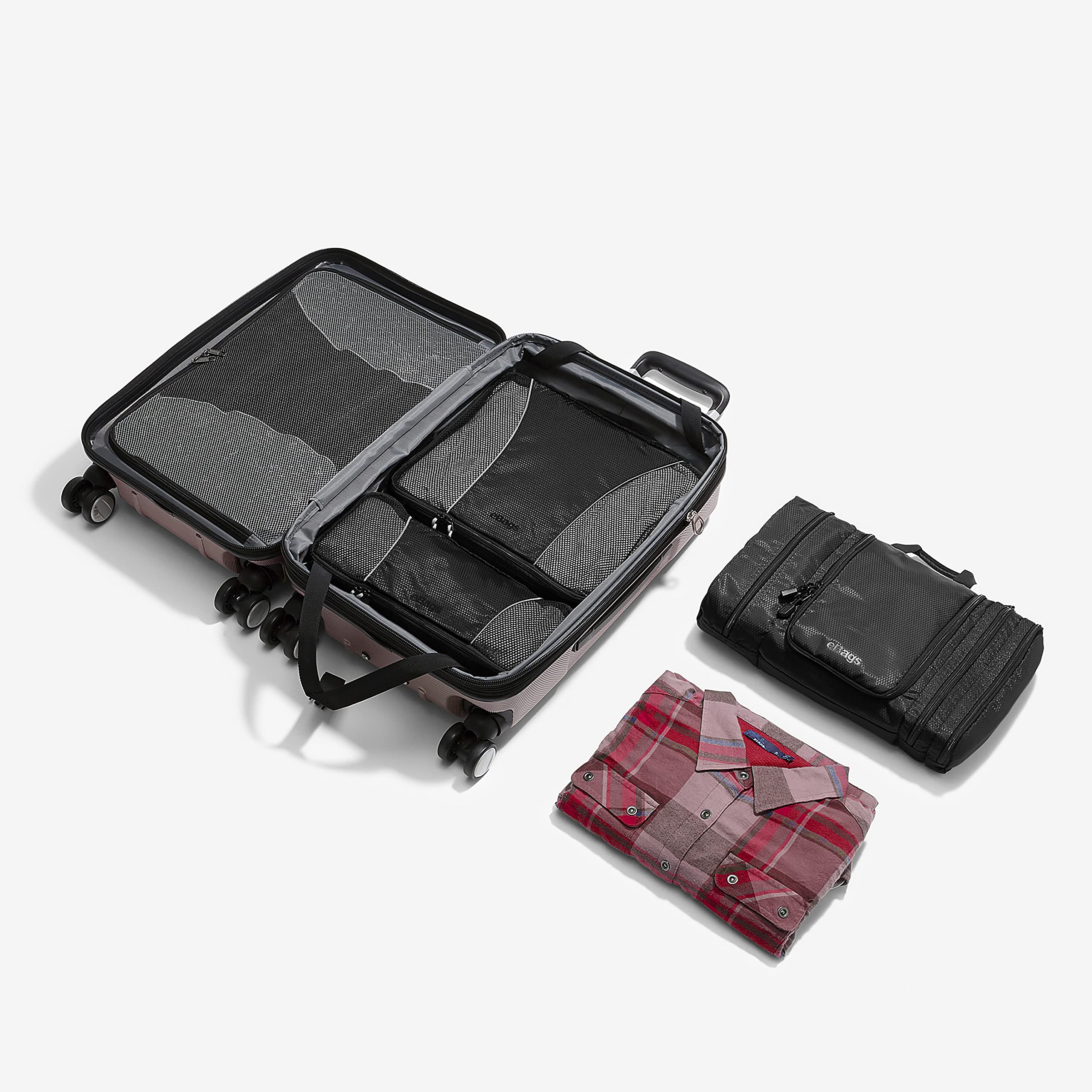 eBags Classic Large Pack-it-Flat Toiletry Kit