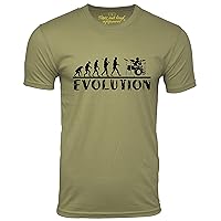 Drummer Evolution Funny T-Shirt Musician Drums Humor Tee