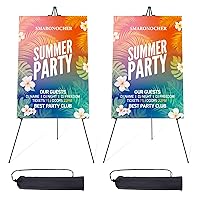 DDEAT Easel Stand for Wedding Sign & Poster 63'' Easels for