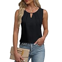 Blooming Jelly Womens Summer Tank Top Sleeveless Business Casual Outfits 2024 Basic Loose Dressy Work Shirt