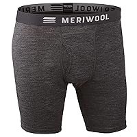 MERIWOOL Mens Boxer Briefs Merino Wool Underwear Base Layer for Men