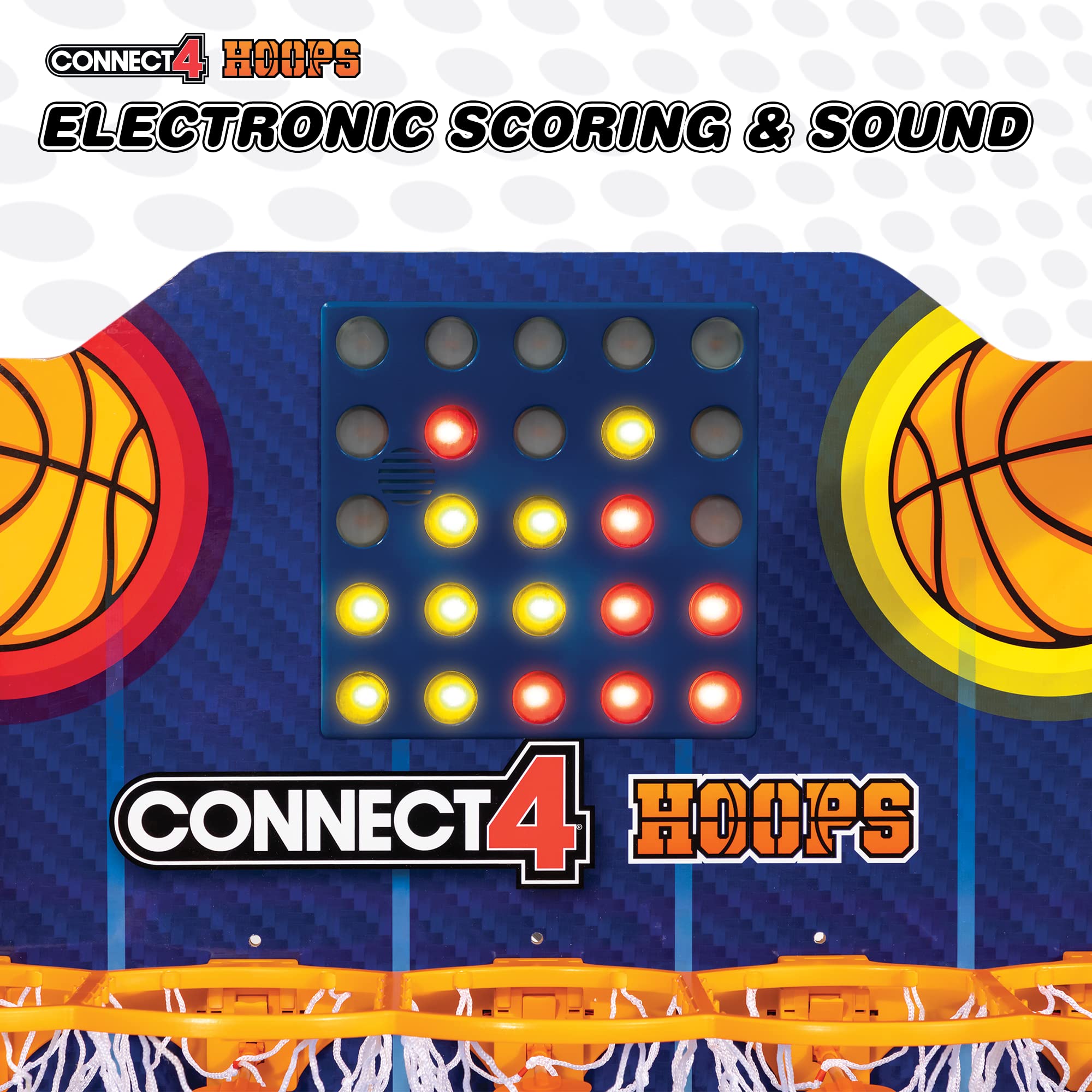 EastPoint Sports Connect 4 Hoops Indoor Basketball Arcade Game for Home, Rec Room or Man Cave - Fun for Adults, Kids & Family