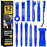 Auto Trim Removal Tool Set - 12pcs (No Scratch Plastic Pry Tool Kit) - Auto Trim Tool Car Tools, Easy Door Panel Removal Tool, Fastener Removal, Clip, Molding, Dashboards, Interior Trim Tools