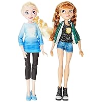 Disney Princess Ralph Breaks The Internet Movie Dolls, Elsa and Anna Dolls with Comfy Clothes and Accessories E7417ES0