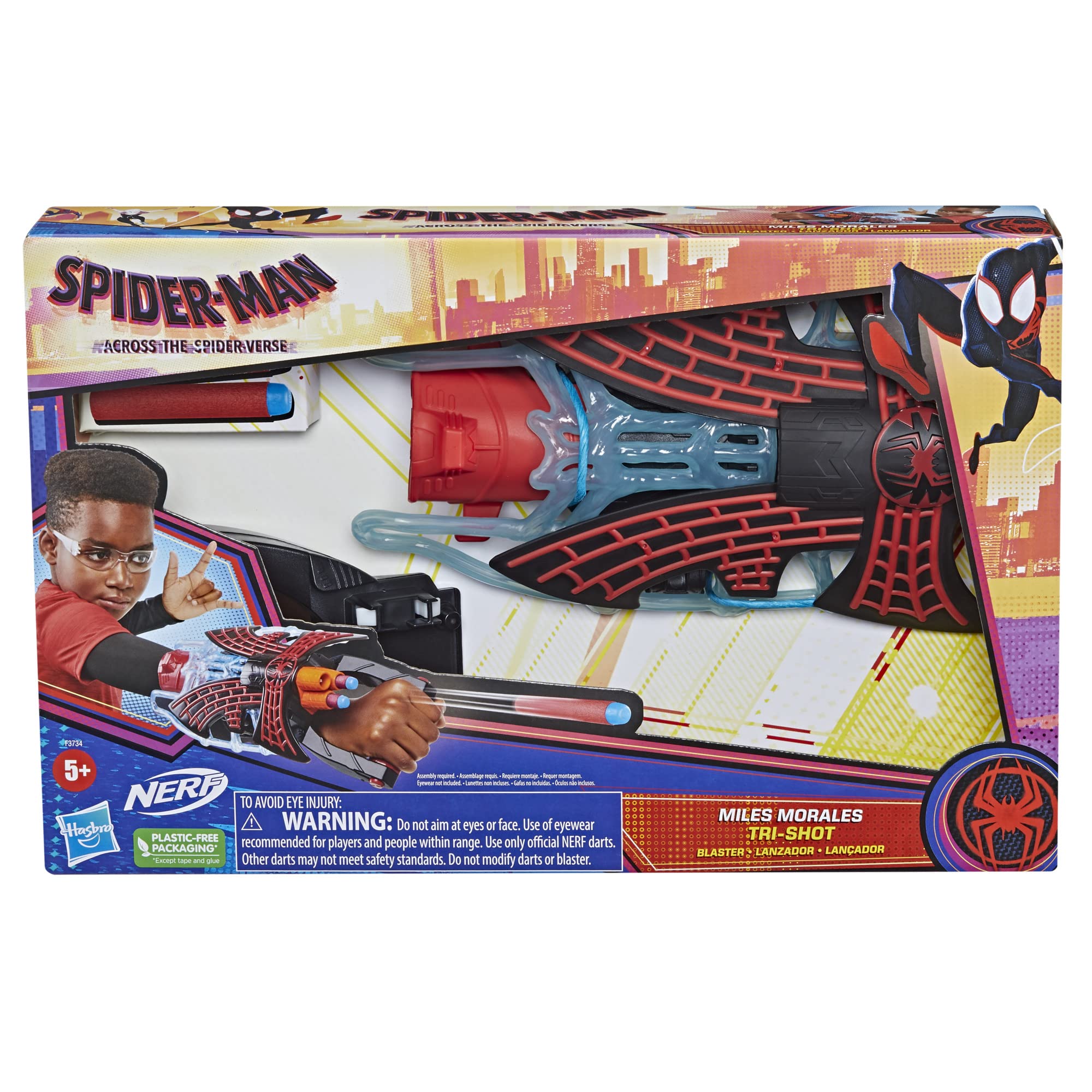 Mua Marvel Spider-Man: Across The Spider-Verse Miles Morales Tri-Shot NERF  Blaster, with 3 Darts, Spider-Man Toys, Super Hero Toys for 5 Year Old Boys  and Girls and Up trên Amazon Mỹ chính