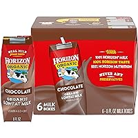 Horizon Organic Shelf-Stable 1% Low Fat milk Boxes, Chocolate, 8 oz., 6 Pack