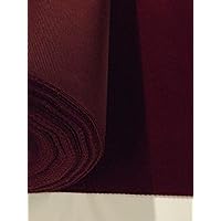 Wholesale 1 Bolt of Burgundy Flock Velvet Fabric for Upholstery Craft Curtain Drapery Material Sold by Roll - 50 Yards at 54 inch Wide