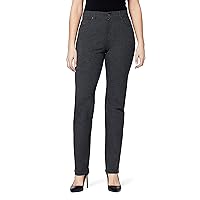 Gloria Vanderbilt Women's Petite Amanda Ponte High Rise Knit Pant