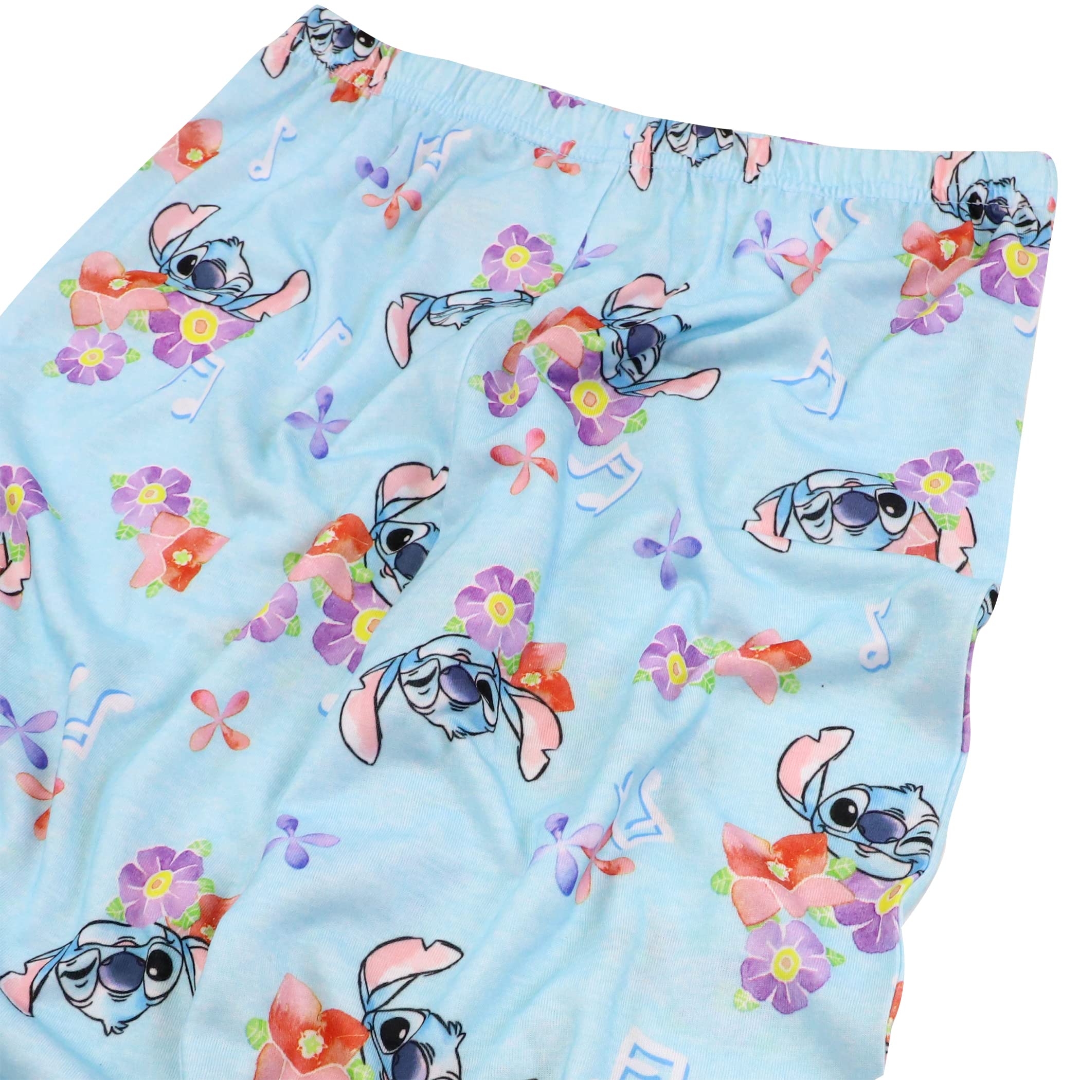 Disney Girls' Lilo & Stitch 2-Piece Loose-Fit Pajamas Set, MY HAPPY PLACE, 6