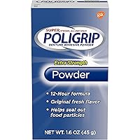 Denture Adhesive Powder-1.6 oz ( Pack of 4)