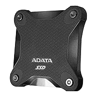 ADATA SD600Q 960GB Ultra-Speed Portable Durable External SSD - Up to 440MB/s - 3D NAND USB3.2 Black (ASD600Q-960GU31-CBK)