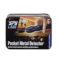 Thames & Kosmos Spy Labs Inc: Pocket Metal Detector Detects Metallic Pieces of Evidence | Essential Tools & Tricks of The Trade from The Detective Gear Experts for Young Investigators Small