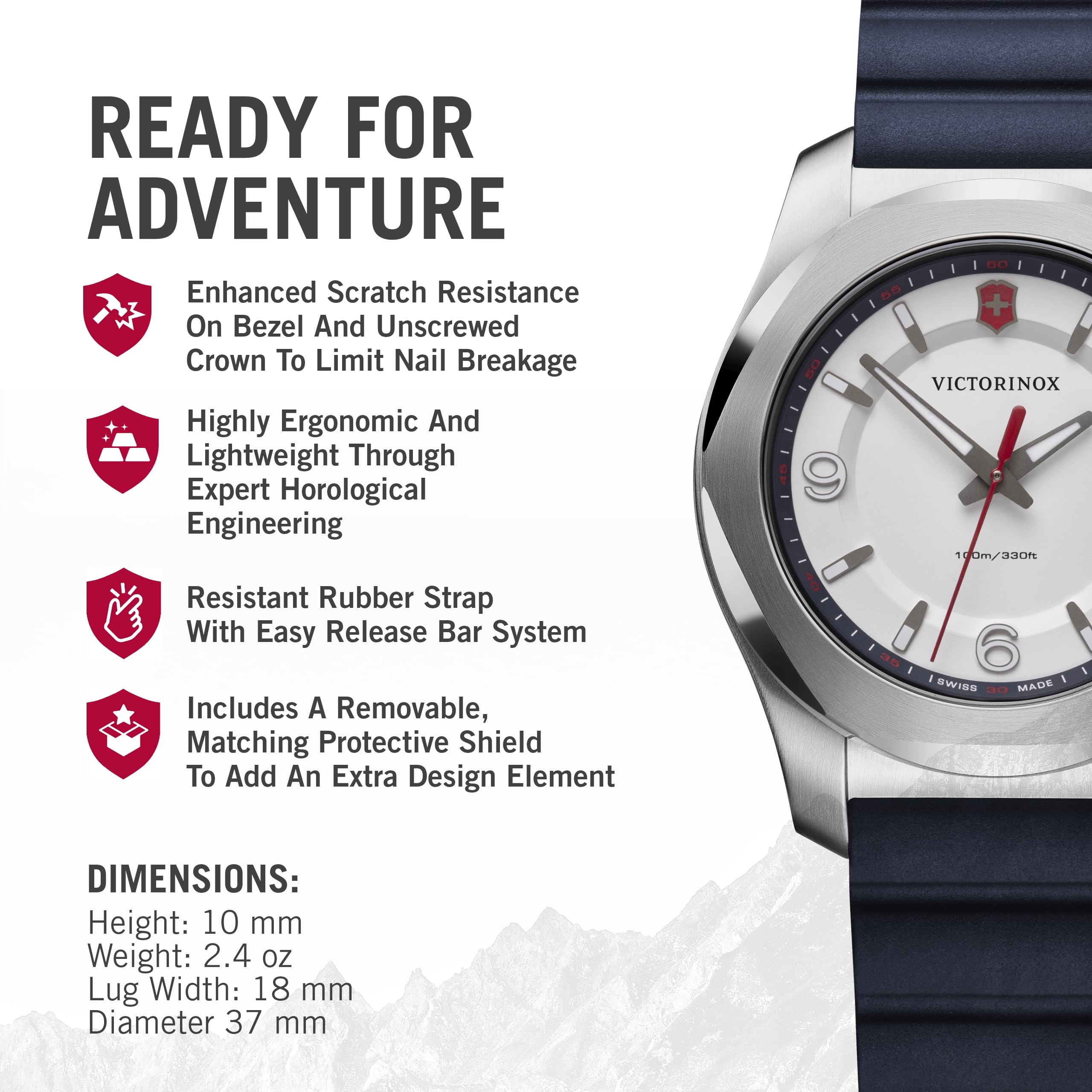 Victorinox Alliance I.N.O.X. V Analog Quartz Watch - Timeless Wristwatch
