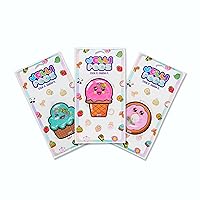 JelliPods - Sweet Treats - Reusable Sticker Bundle - Sensory Toy - Touch and Feel - Classroom Must Have - Tactile Sensory Fidget Activity for Kids - Includes 3 Reusable Puffy Stickers
