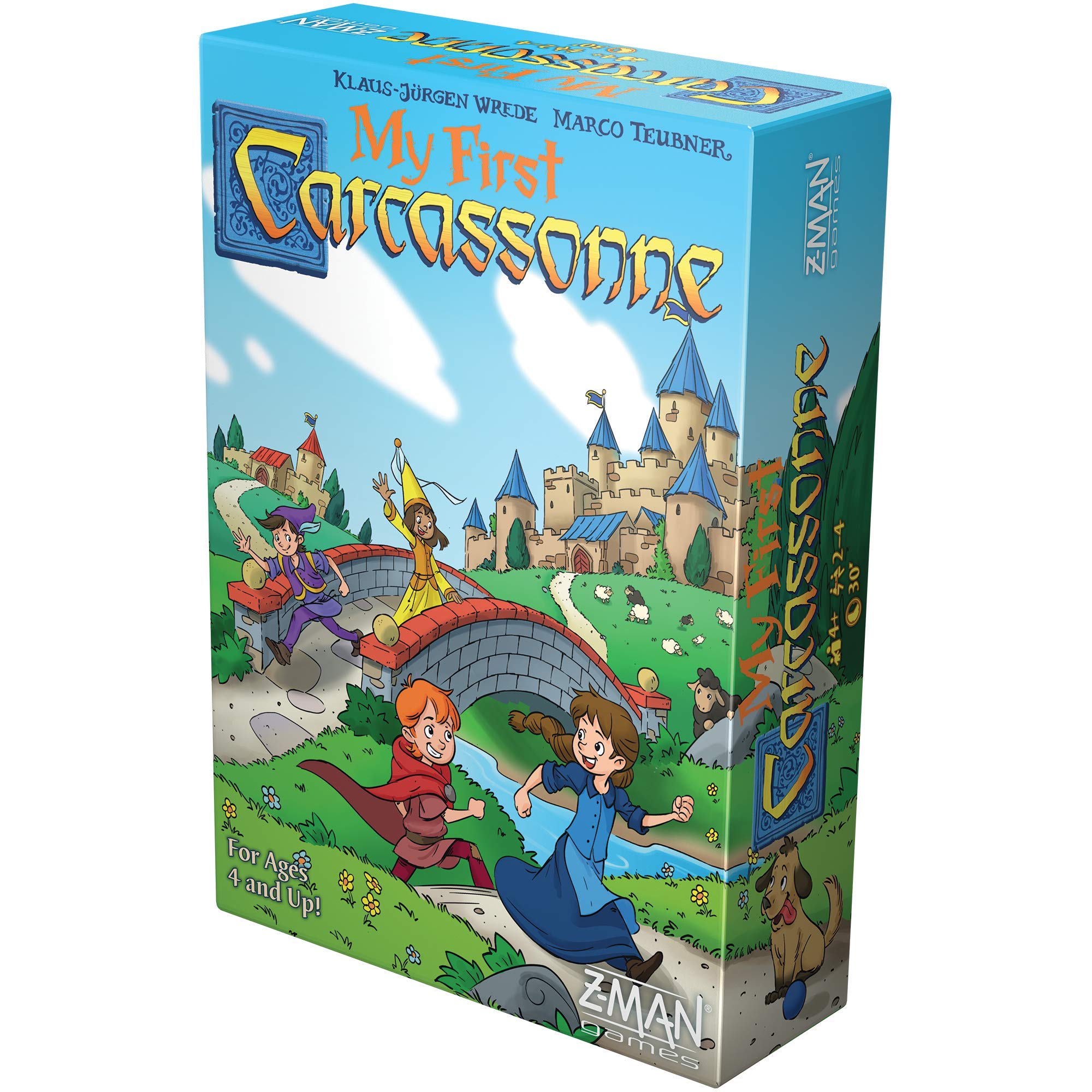 My First Carcassonne Board Game | Board Game for Kids | Board Game for Children | Family Board Game | Fun Game for Kids | Ages 4 and up | 2-4 Players | Made by Z-Man Games