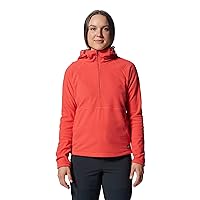 Mountain Hardwear Women's Summit Grid Half Zip Hoody for Backpacking, Hiking, and Camping | Lightweight and Insulated