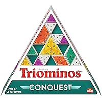 Triominos Conquest, Board Game for Children from 6 Years, Board Game for 2 to 4 Players