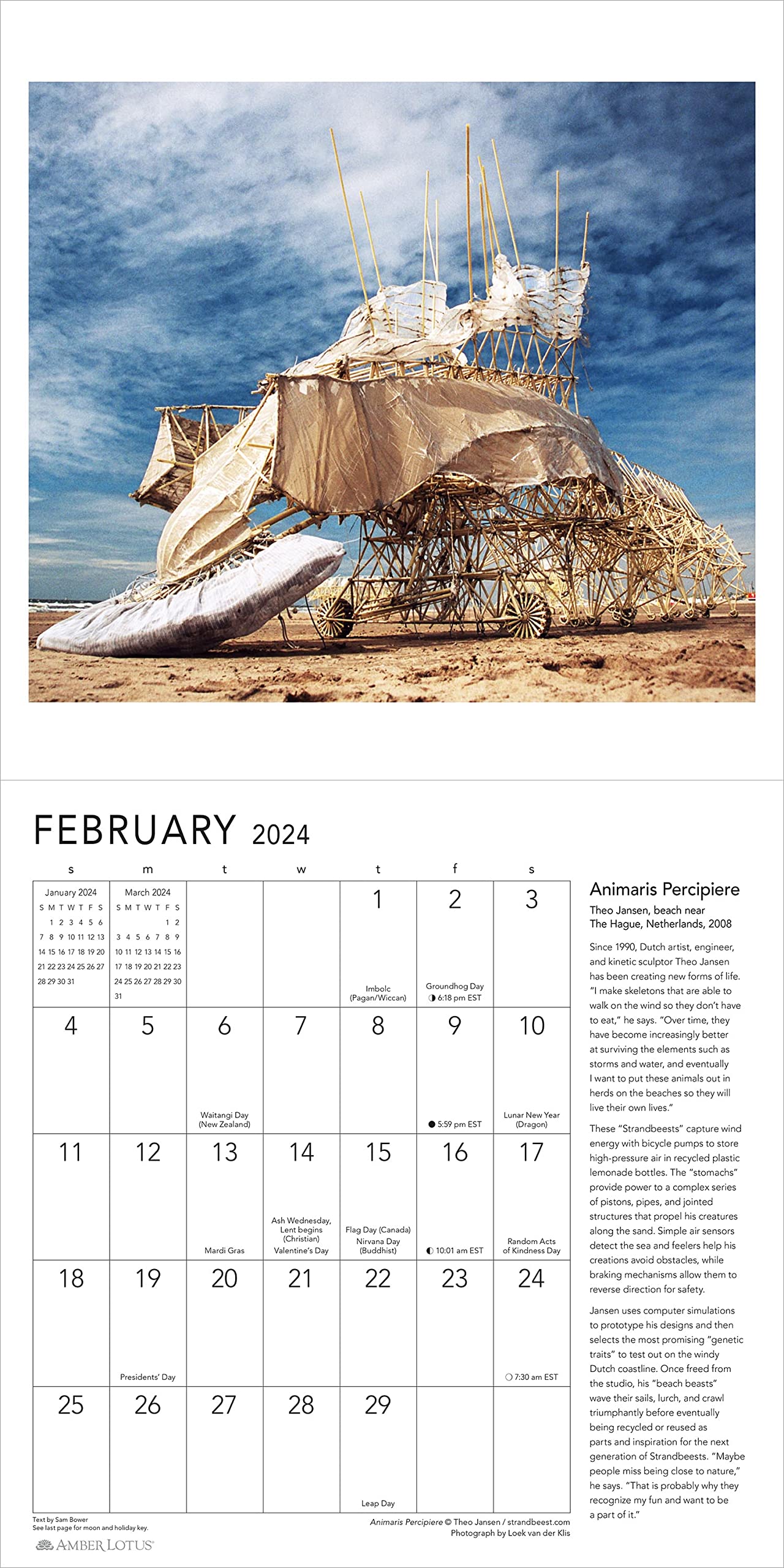 Environmental Art 2024 Wall Calendar: Contemporary Art in the Natural World | 12