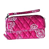 Vera Bradley All In One Crossbody for iPhone 6/6+ Wristlet, Stamped Paisley
