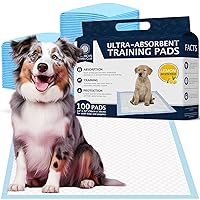 Kennel Club Scented Puppy Training Pads with Ultra Absorbent Quick Dry Gel – 22 x 22 Pee Pads For Dogs - Lemon Scented - Pack of 100