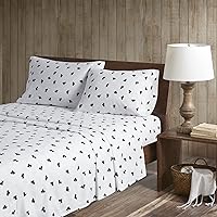 Woolrich Flannel 100% Cotton Sheet Set Warm Soft Bed Sheets with 14