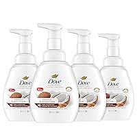 Foaming Hand Wash Coconut & Almond Milk Pack of 4 Protects Skin from Dryness, More Moisturizers than the Leading Ordinary Hand Soap, 10.1 oz