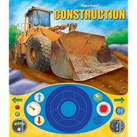 Construction Vehicles Steering Wheel Play-a-Sound Book Construction Vehicles Steering Wheel Play-a-Sound Book Board book
