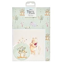 Disney Wrap, Card and Tag Pack - Winnie the Pooh Packaged Wrap - Winnie the Pooh Greeting Card - Disney Gifting Bundle - Winnie the Pooh Gifting Bundle, Multi (688967-0-1)