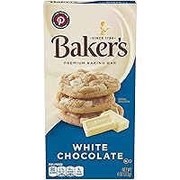 Baker's Premium White Chocolate Baking Bar (4 oz Boxes, Pack of 12)
