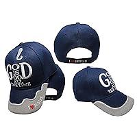 God is Good All The Time Christian Jesus Dark Blue Embroidered Cap CAP822 Hat