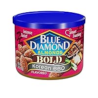 Blue Diamond Almonds, BOLD Korean BBQ Snack Almonds, 6 Ounce Can