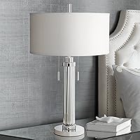 Possini Euro Design Cadence Modern Art Deco Style Column Table Lamp 30