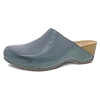 Dansko Talulah Stylish Mule Clog for Women - Cushioned PU Footbed and Arch Support for All-Day Comfort - Leather Uppers for Long-Lasting Wear