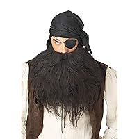 California Costumes Pirate Beard And Moustache Costume Accessory