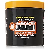 SoftSheen-Carson Let's Jam! Shining and Conditioning Gel - Extra Hold, Bonus Size, 5.5 oz