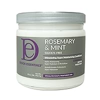 Design Essentials Rosemary & Mint Stimulating Super Moisturizing Conditioner, 32 Ounce Container,900 ml