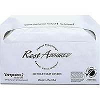Impact Products Toilet Seat Cover, White 5000 per Carton