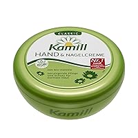 Kamill Classic Hand and Nail Cream for Normal to Dry Skin with German Chamomile Extract and Bisabolol, Calm and Gentle, Skin Compatibility Dermatologically Approved, Pack of 2 (8.45 Ounces Each)