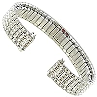 10-13mm Speidel Silver Stainless Steel Ladies Expansion Watch Band 2357