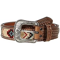 Ariat Men's Arrow Billet Ribbon Center Belt